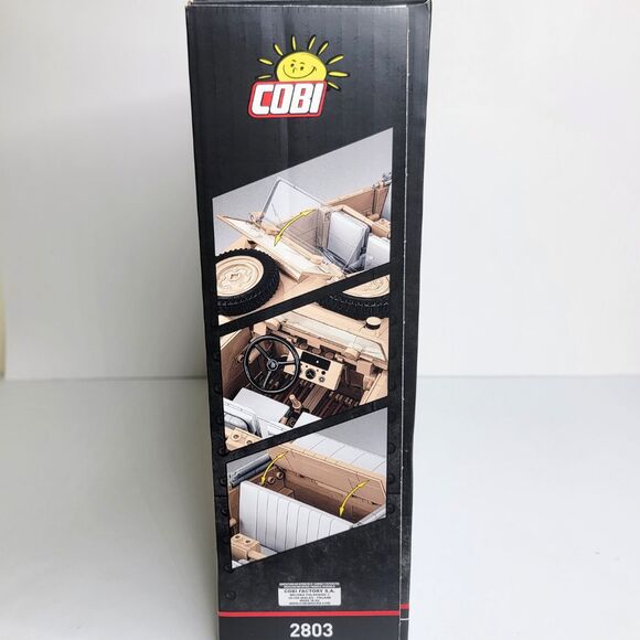 COBI Historical Collection WWII Kübelwagen #2803 Typ 82 1:12 1326pc - NEW - Picture 3 of 7